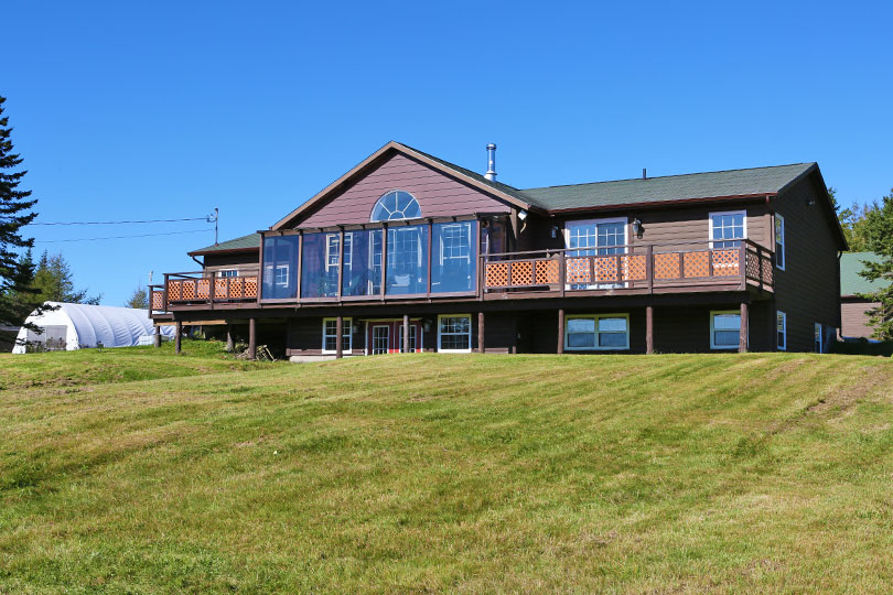 House & outbuildings